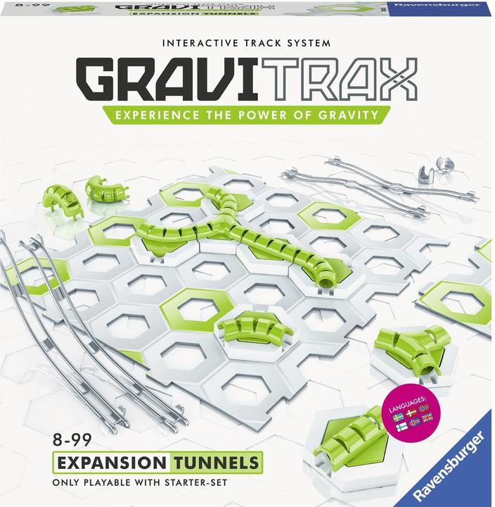 Productafbeelding Ravensburger GraviTrax Tunnels Uitbreiding interactieve kogelbaan systemen - grenzeloos BAU