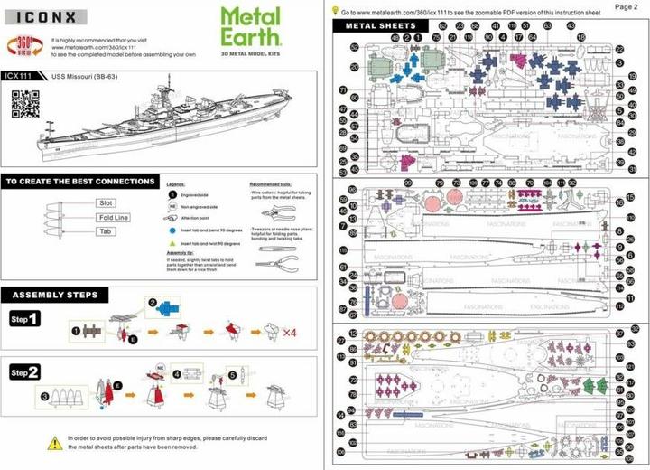 Image du produit Metal Earth USS Missouri
