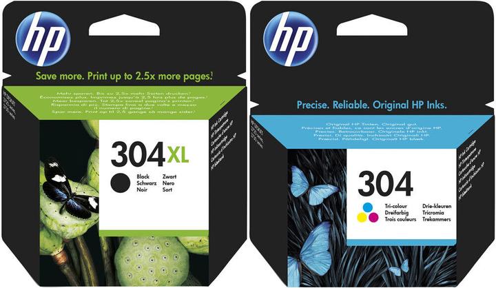 Produktbild HP Original 304 XL 304 Tinte Patronen ENVY 5020 5030 5032 5034 Deskjet 3735 Set
