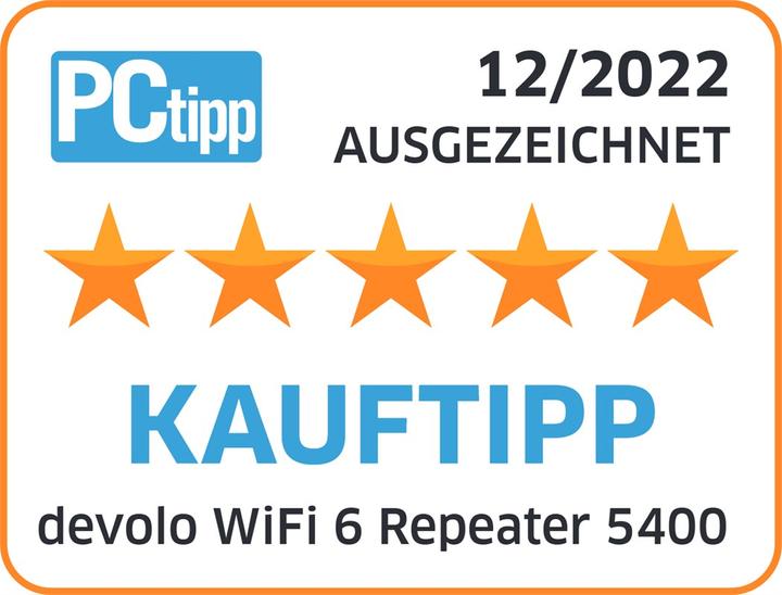 Produktbild Devolo WiFi Repeater ac (866 Mbit/s, 300 Mbit/s)