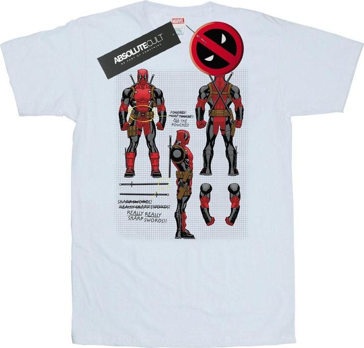 Produktbild Deadpool Action Figure Plans TShirt (XXL)
