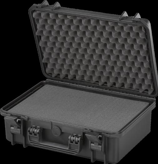 TomCase Custodia da esterno XT430 universale e personalizzabile con schiuma raster (Borsa a tracolla per fotocamera, 20 l)