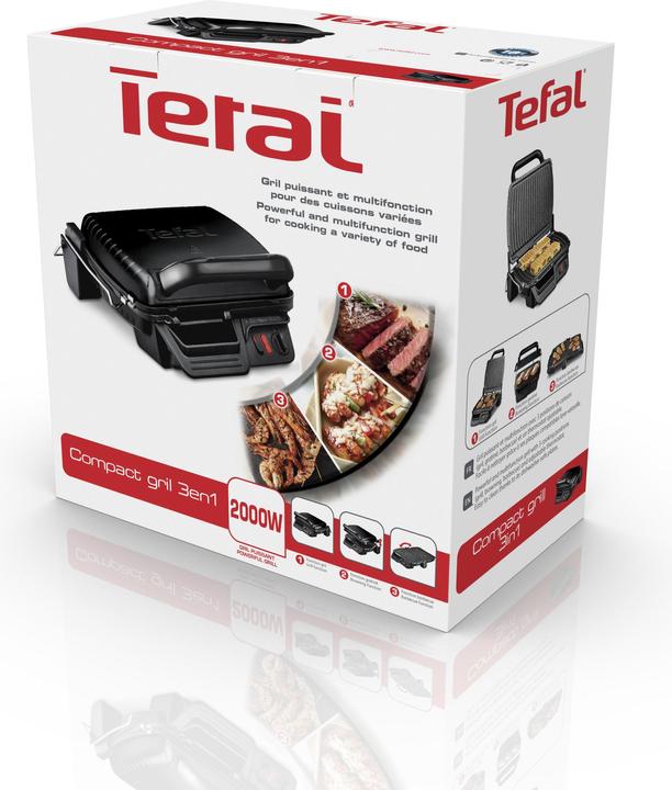 Image du produit Tefal GC30880 Ultra Compact Grill Zwart