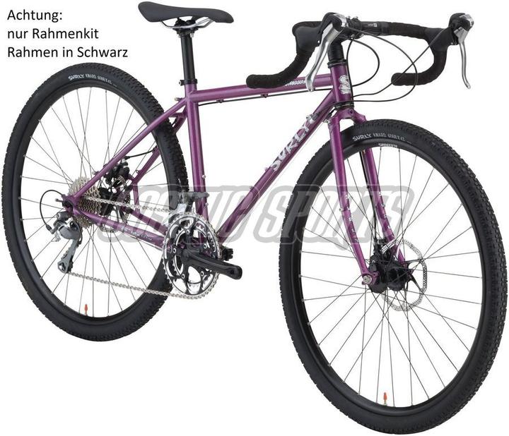 Surly Straggler Cyclocross Rahmenkit, 650B, 38cm, gloss black