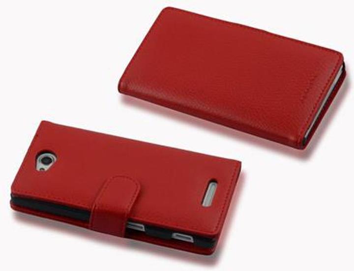 Actual product image Cadorabo Book with structure cover (Sony Xperia C)
