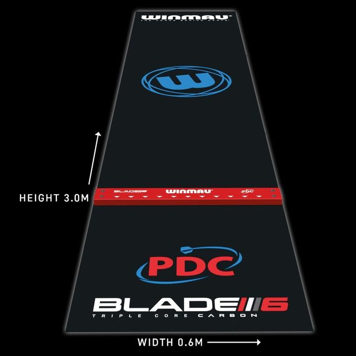 Produktbild Winmau Pro Zone Precision PVC Dartmatte inkl. Oche