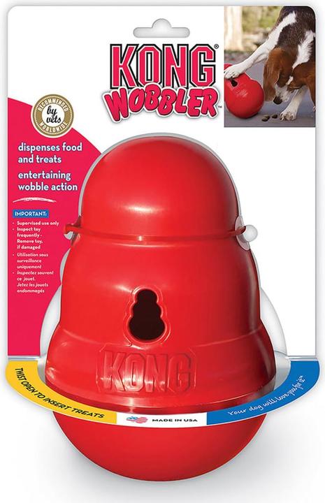 Produktbild KONG Wobbler Snackball für Hunde (Futterspielzeug Hund)