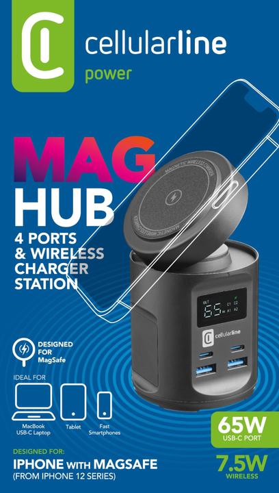 Actual product image Cellularline Mag Hub (65 W)