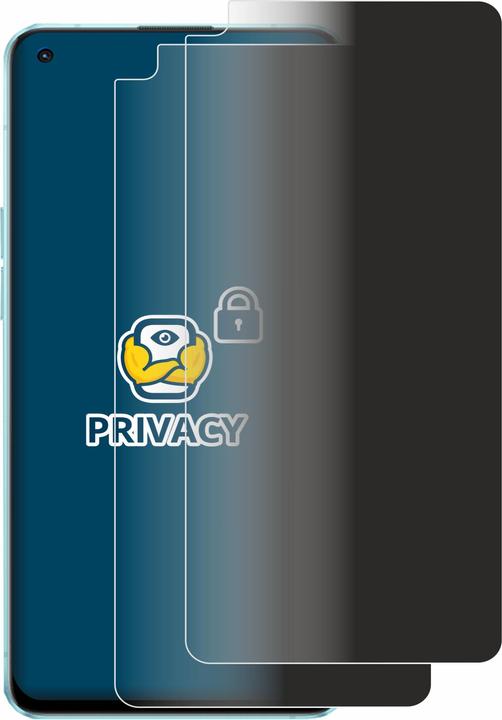 Productafbeelding BROTECT Anti-spionnetje privacyfolie Beschermfolie tegen blauw licht (2 Stuk, Oppo Reno 6 5G)