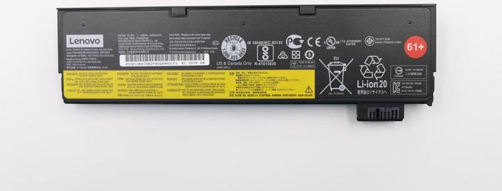 Actual product image Lenovo Sanyo Laptop Battery Lithium Ion 6 cells 4400 mAh 48 Wh (6 Cells, 4400 mAh)