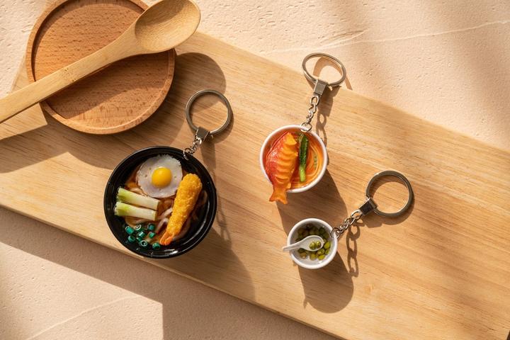 Actual product image Yumazing Fish Noodle Soup key ring
