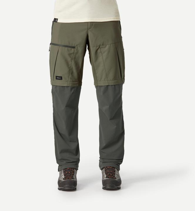 Actual product image Simond Men's 2-in-1 robust trekking zip-off trousers - MT500 (XXL)