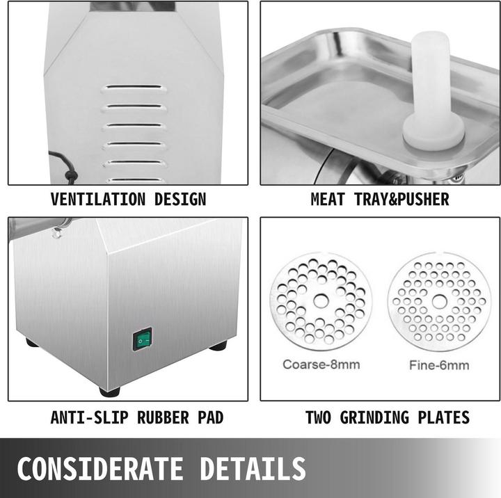 Actual product image Ich-zapfe Meat mincer, meat machine 850W, electric