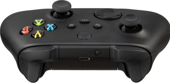 Actual product image Microsoft Xbox Wireless Controller - Carbon Black (Xbox Series X, Xbox One X, PC, Xbox One S, Xbox Series S)