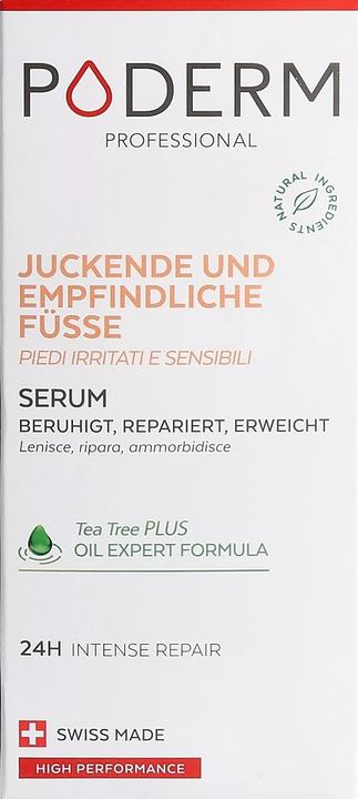 Produktbild Poderm Serum juckende und empfindliche Füsse (Fusscrème & Fussgel, 75 ml)