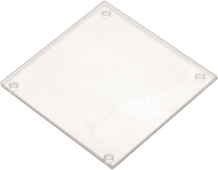 Produktbild hobbytime Glasuntersetzer eckig 95x95 mm 4 Stück (4 x, Glasuntersetzer)
