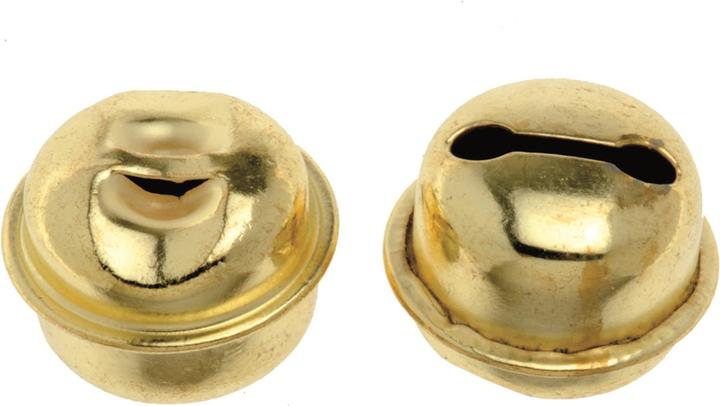 Actual product image Glorex Roll bell 15mm 8pcs gold color