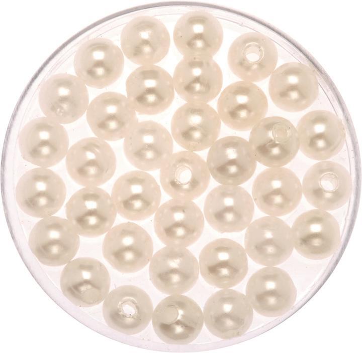 Immagine prodotto Glorex Perline di decorazione 75 g 10mm bianco perla