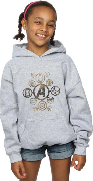 Actual product image Girls Avengers Infinity War Icons Hoodie (152, 158)