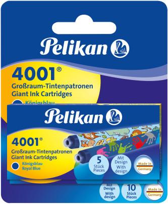 Produktbild Magni Grossraum Tintenpatronen 2x5er Königsblau Blister (Gelmine, Königsblau)