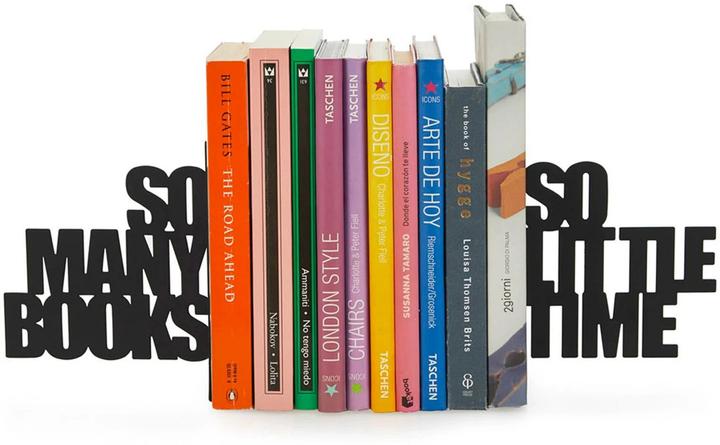 Actual product image Balvi Bookend So many (15 x 21.5 x 8 cm)