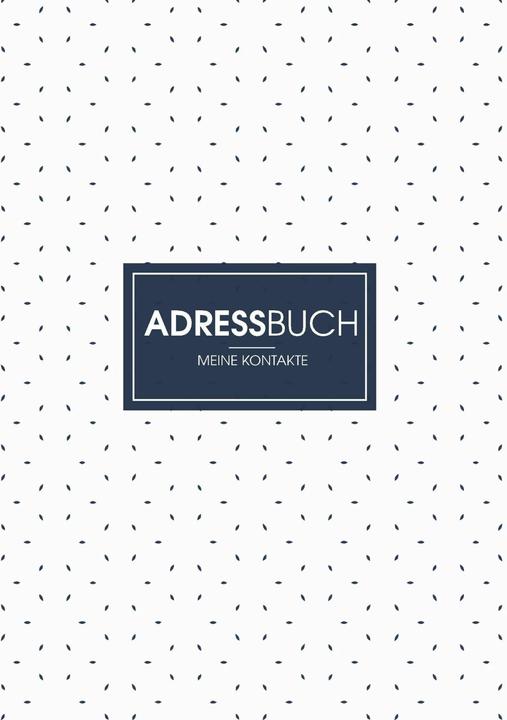 Produktbild Adressbuch - Dein Organisierer für Adressen und Kontakte (Deutsch, Ben Kreus, 2018)