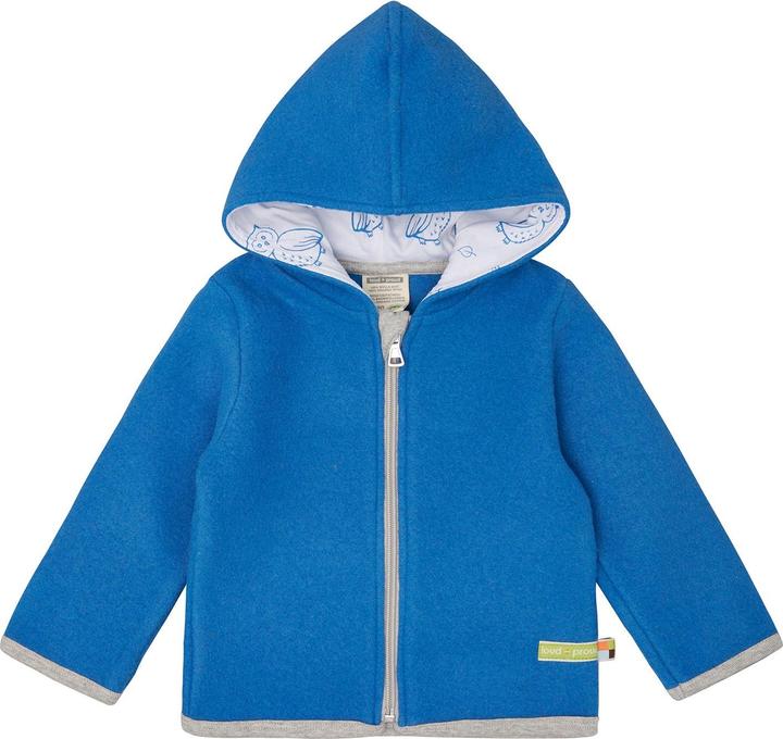 Produktbild loud + proud Wollfleece-Jacke mit Kapuze (80)
