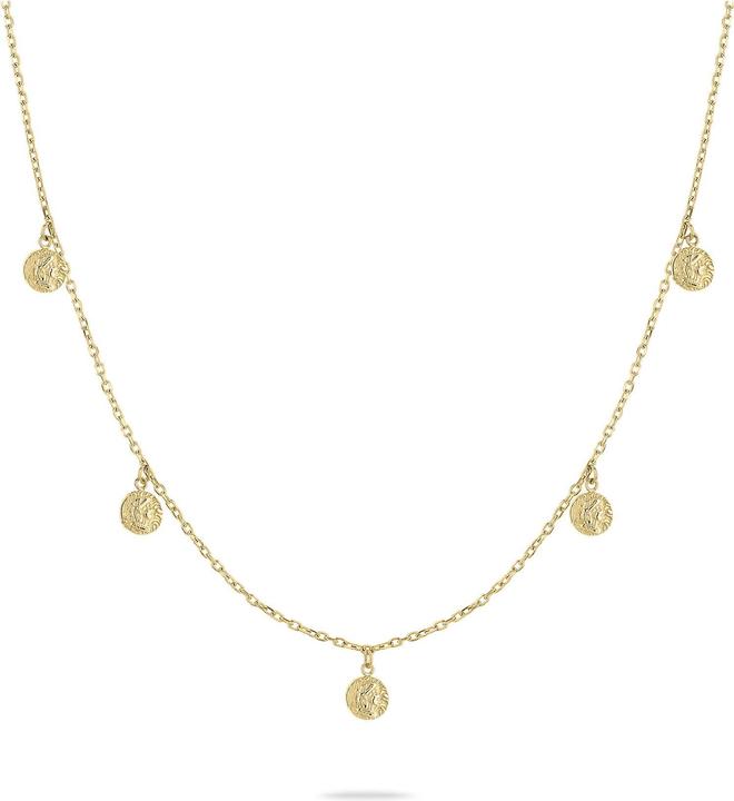Tamaris Original gold plated necklace with Coins pendants TJ-0448-N-45 (Edelstahl, 45 cm)