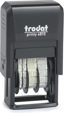 Produktbild Trodat Datumstempel Printy NL schw + Kissen schw 4810