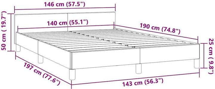 Actual product image VidaXL Tiffi (140 x 190 cm)
