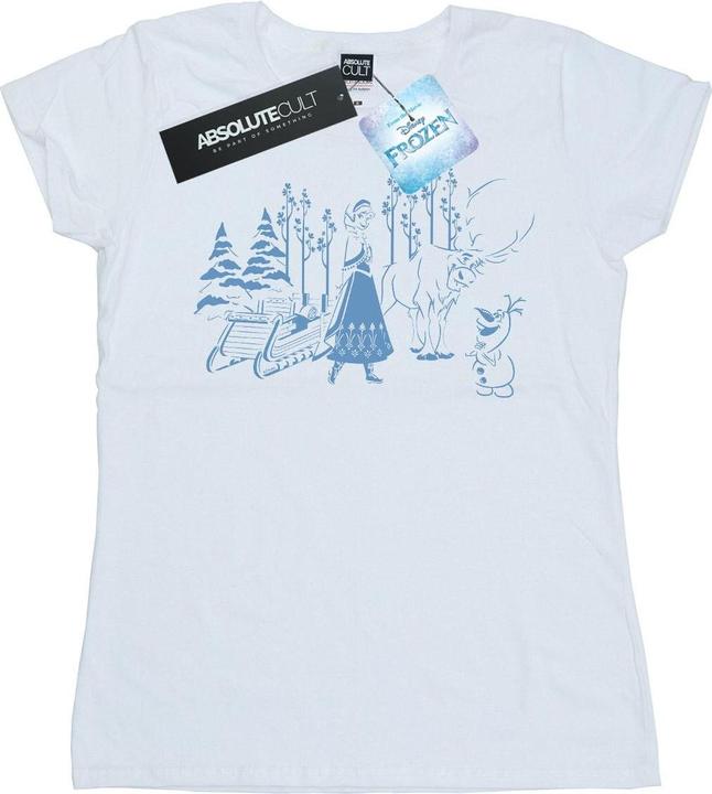 Disney Frozen Anna Sven And Olaf TShirt (XL)