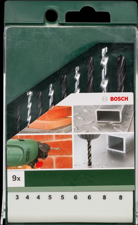Immagine prodotto Bosch Professional Zubehör Assortimento di punte universali 9pcs (8 millimetri)