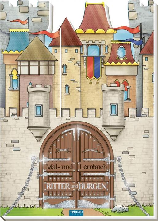 Produktbild Mal- und Lernbuch Ritter und Burgen 21x29 cm 32 Seiten