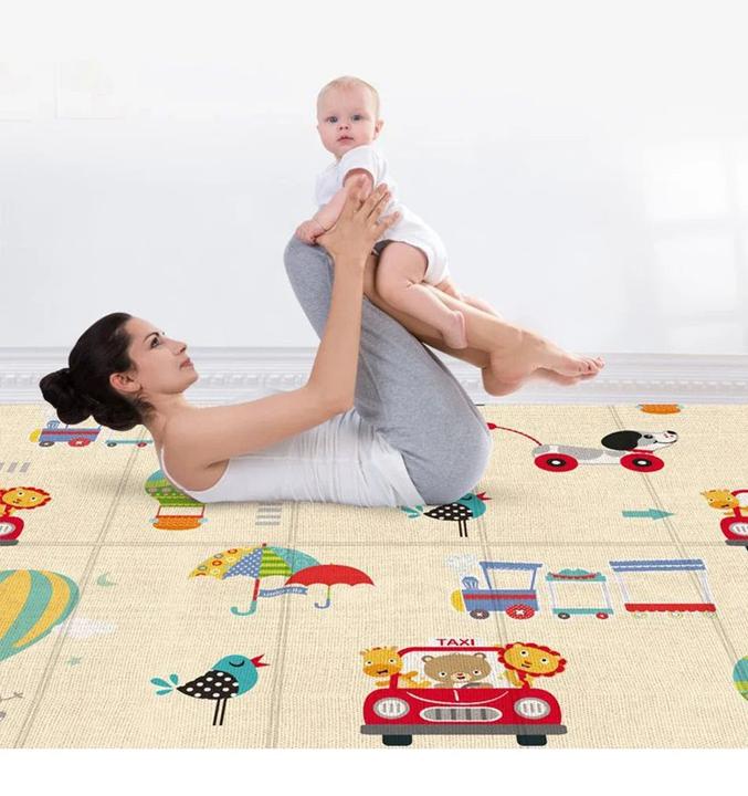 Produktbild Activity Board Aktivitätsmatte für Baby Outdoor Camping Matte Faltbare Spielmatte Doppelseitiges Cartoon-Muster