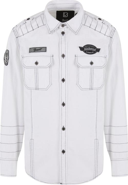 Produktbild Brandit Luis Vintage Langarm-Shirt Grösse S Farbe Weiss (S)