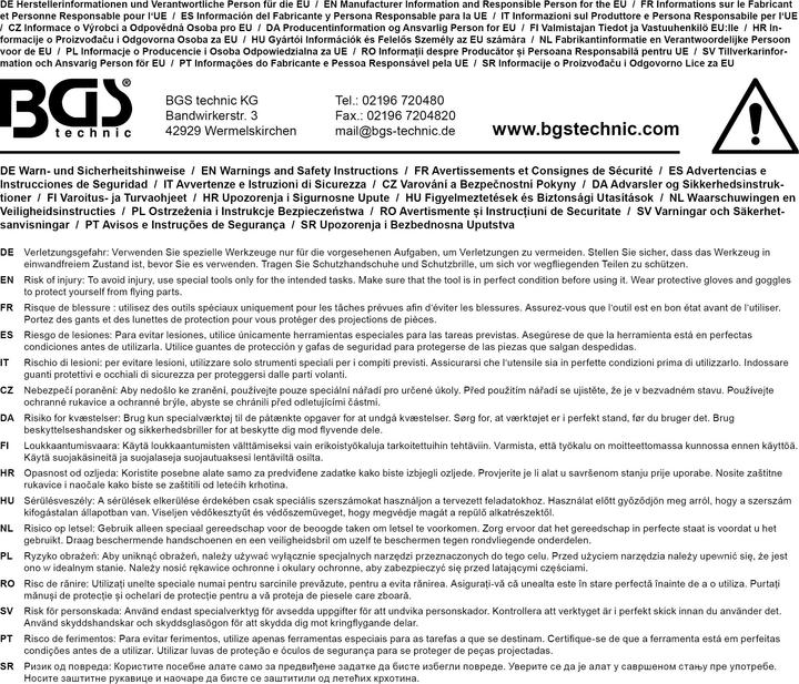 Produktbild BGS Schwungrad-Haltehebel