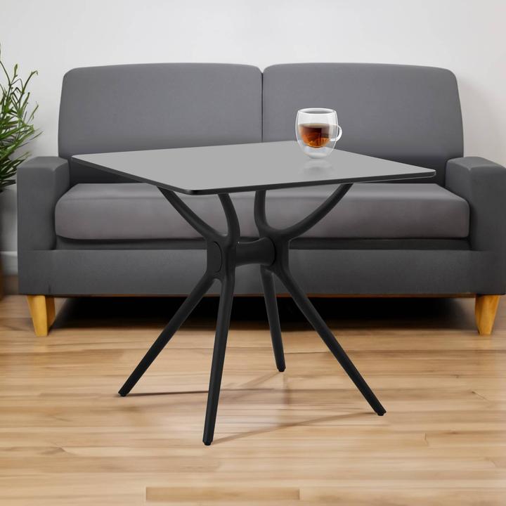 Produktbild Fromm & Starck Tisch Esstisch Küchentisch Beistelltisch MDF-Platte schwarz 80x80 cm Höhe: 75 cm (80 x 80 cm)