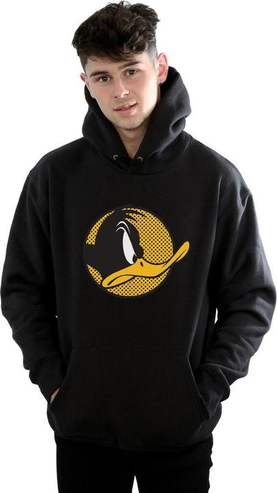 Actual product image Looney Tunes Mens Daffy Duck Dotted Profile Hoodie (XXL)