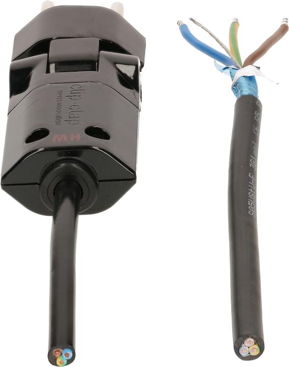 Produktbild Max Hauri Elektrobiologie MHAG Netzkabel 3G1.0 geschirmt Typ 12 (5 m)