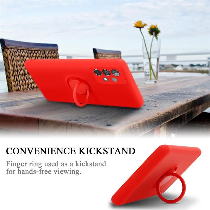 Actual product image Cadorabo TPU Liquid Ring Silicone Case Cover (Samsung Galaxy A52, Samsung Galaxy A52 5G, Samsung Galaxy A52s 5G)