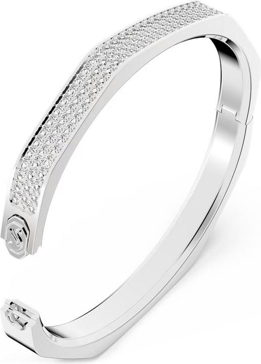 Image du produit Swarovski Dextera Bracelet-jonc octogonal Blanc (6 cm, Métal Swarovski)