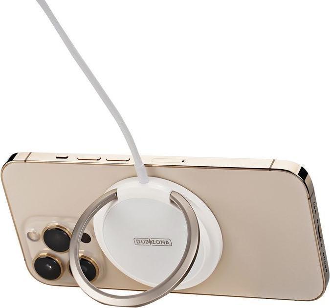 Image du produit Duzzona Dux Ducis Ä®kroviklis belaidis W1 MagSafe baltas (15 W)