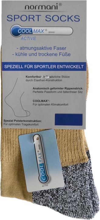 Produktbild Normani 2 Paar Coolmax Trekking-Funktionssocken (2er Pack, 47 - 50)