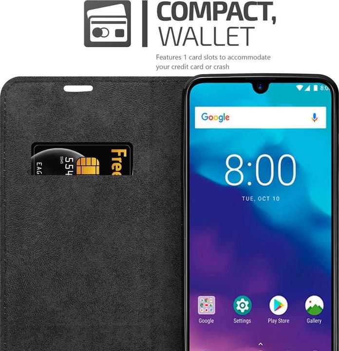 Actual product image Cadorabo Book Invisible Magnet Cover (ZTE Blade V10 Vita)