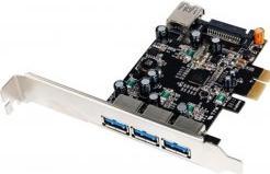 Immagine prodotto NoName Scheda PCI-Express USB 3.0 - 3 porte esterne + 1 interna