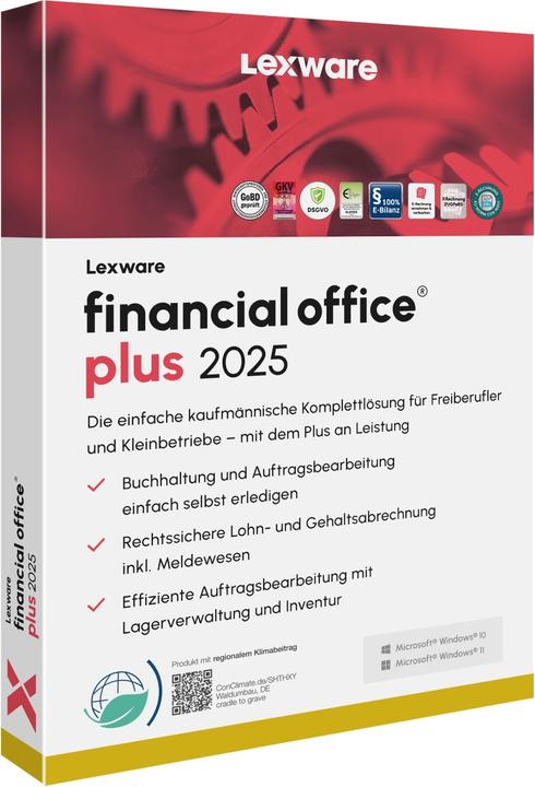 Produktbild Lexware financial office plus 2025 Jahresversion (365-Tage) (1 User, 12 Monate)