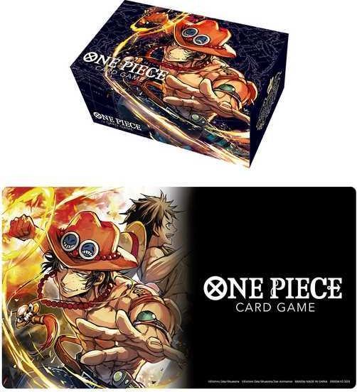 Produktbild Bandai One Piece: - Card Game Playmat And Storage Box Set - Portgas.D.Ace