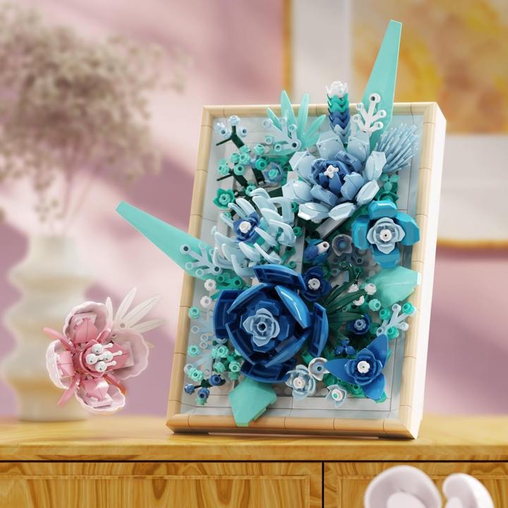 Actual product image Mgp Blumen Rosenblüten mit Bilderrahmen