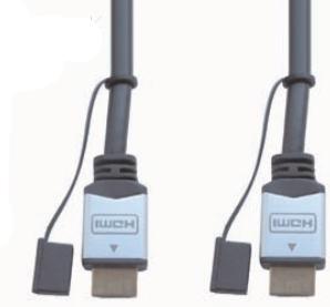 Produktbild E+P HDMI 401/1 1m HDMI HDMI Schwarz HDMI-Kabel (1 m, HDMI)