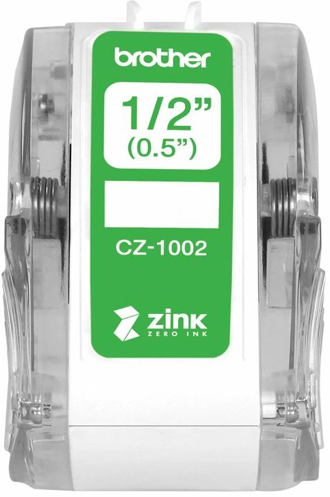 Actual product image Brother CZ-1002 Label Roll (1.20 cm, White)